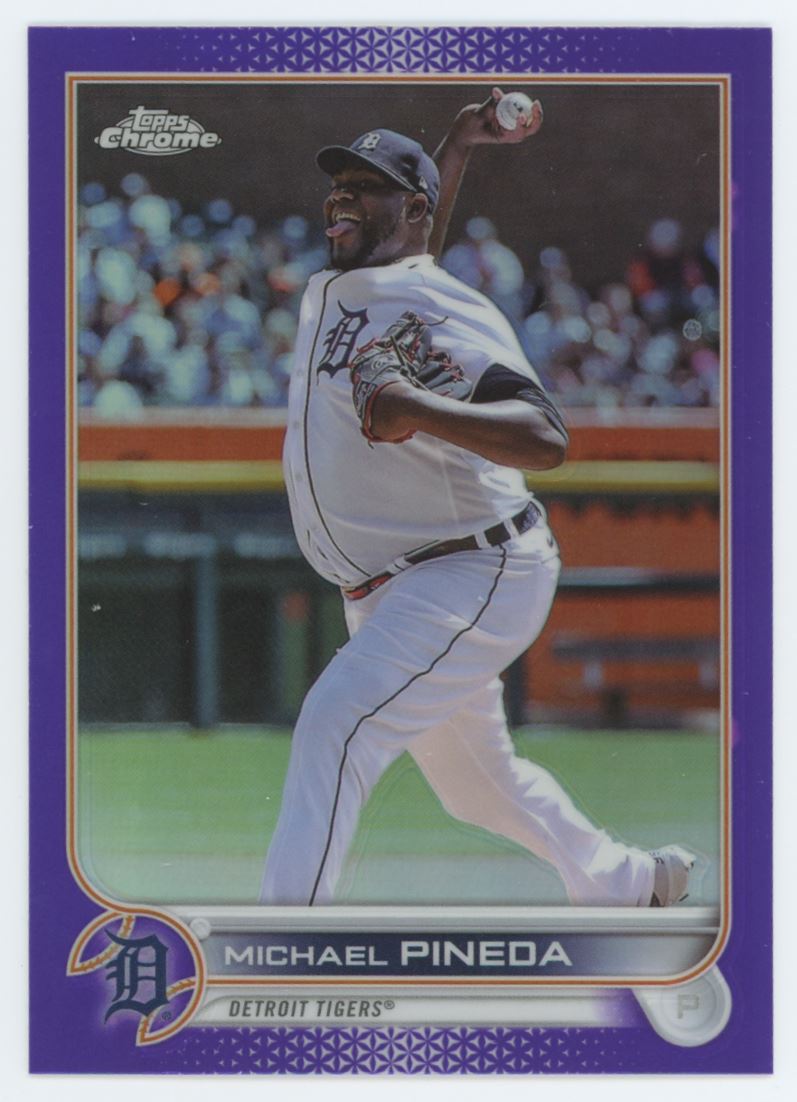 Michael Pineda Purple 2022 Topps Chrome Update Card # USC45