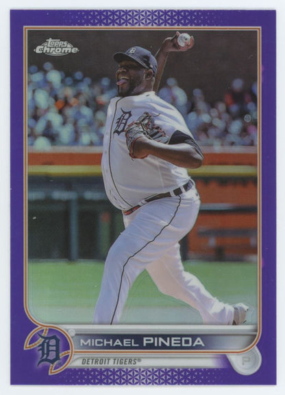Michael Pineda Purple 2022 Topps Chrome Update Card # USC45