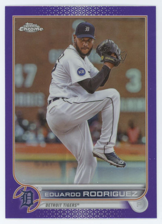 Eduardo Rodriguez Purple 2022 Topps Chrome Update Card # USC77