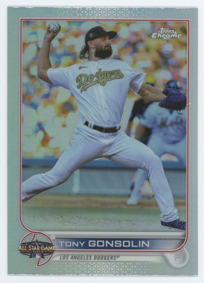 Tony Gonsolin Silver Refractor 2022 Topps Chrome Update Card # ASGC-43