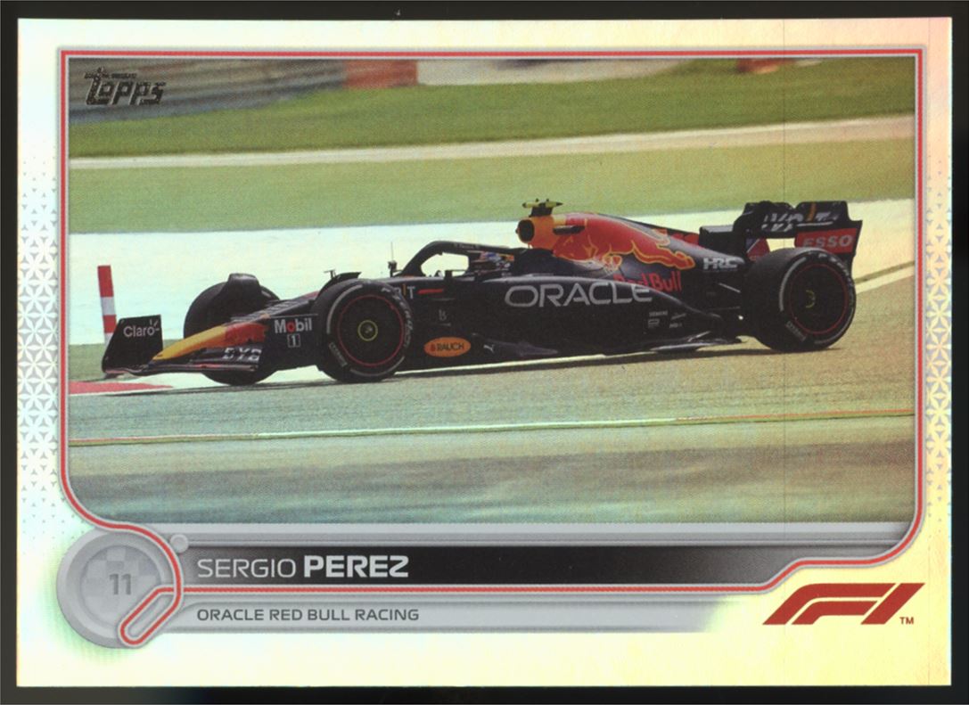 Sergio Perez Silver Refractor 2022 Topps Formula One Card # 110