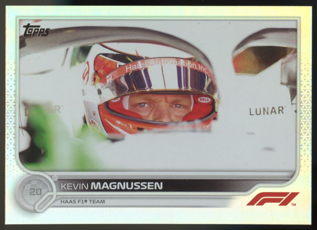 Kevin Magnussen Silver Refractor 2022 Topps Formula One Card # 76