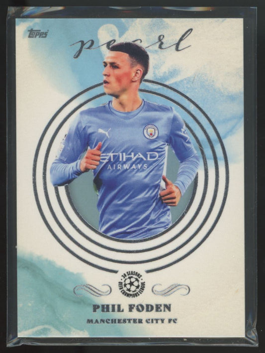 Phil Foden 2022 Topps Pearl Card