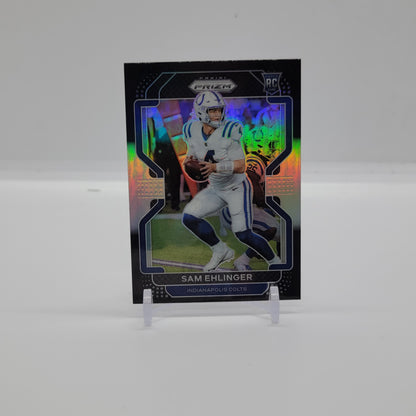 Sam Ehlinger Silver Prizm 2022 Panini Chronicles Prizm Black Rookie Card # PB-18