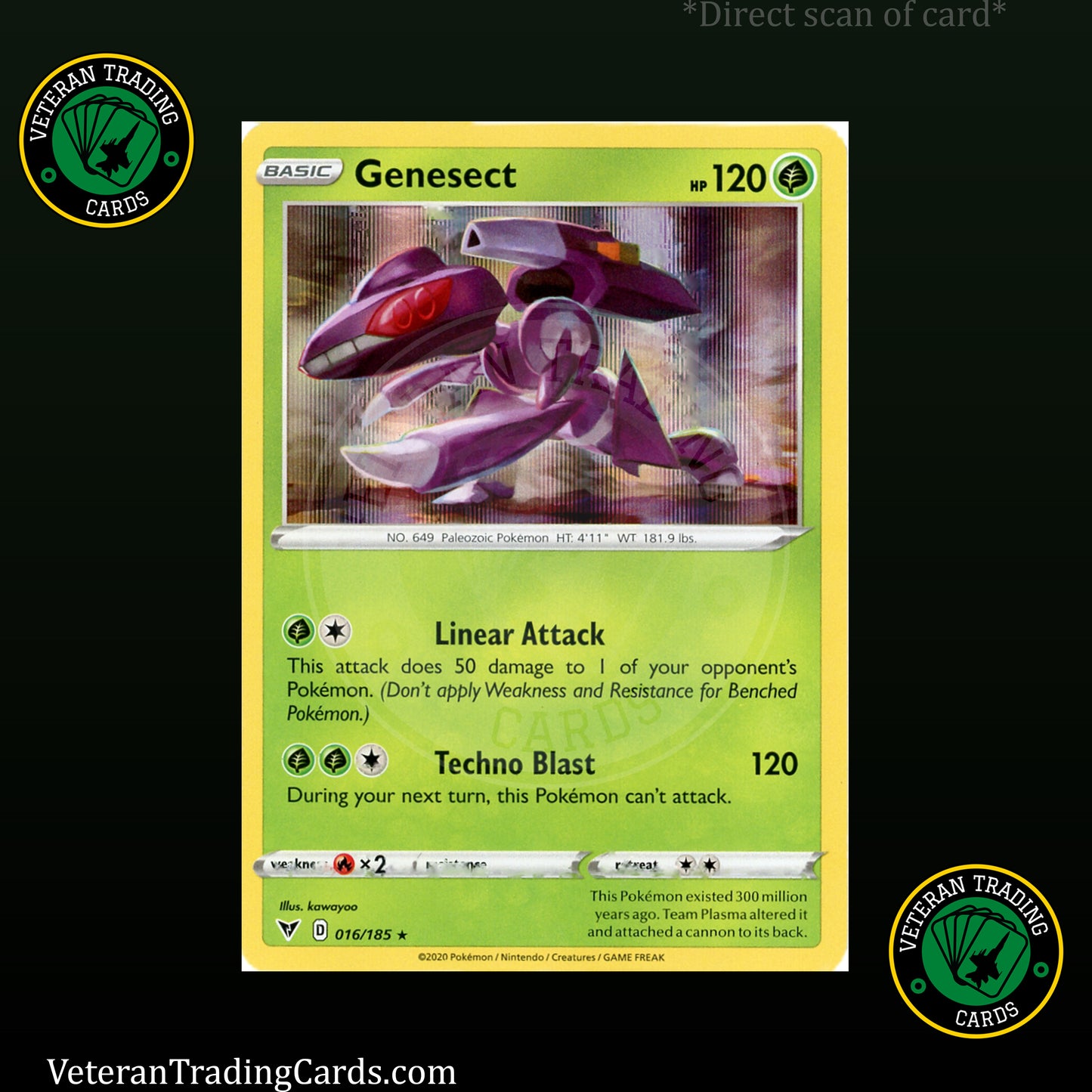 Genesect Holo 016/185