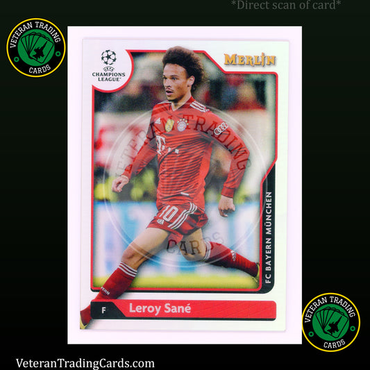 Leroy Sane Refractor Merlin Chrome Base Card #69